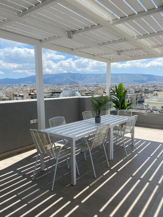New 2Bd Aprt With Shared Rooftop Pool E2 Афины Экстерьер фото